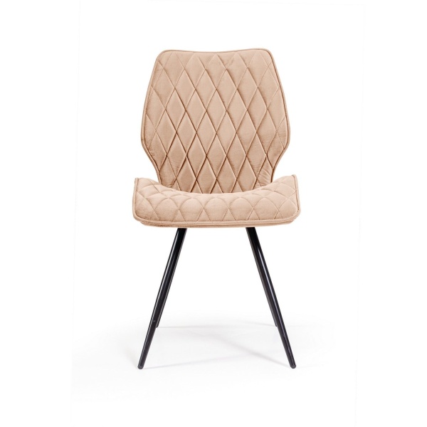 Стул Flash ромб, бархат бежевый 05 от интернет-магазина IDODOM.RU