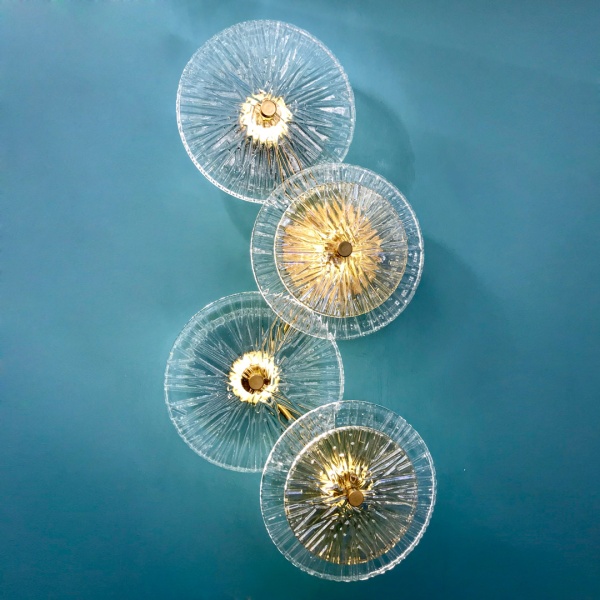 Бра Cloyd HELION-A W4 / выс. 62 см - латунь (арт.20160) от интернет-магазина IDODOM.RU