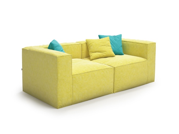 Диван Фри ДФ001 прямой двухместный - Эконом микровелюр