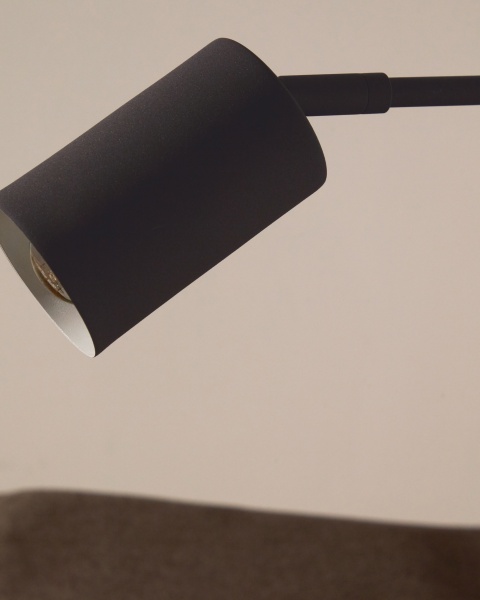 Настольная лампа Manie из металла с отделкой под черный чугун от интернет-магазина IDODOM.RU