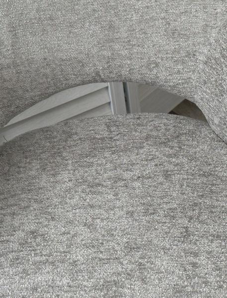 Стул Gandi шенил светло-серый, поворотно-возвратный механизм 180 градусов от интернет-магазина IDODOM.RU