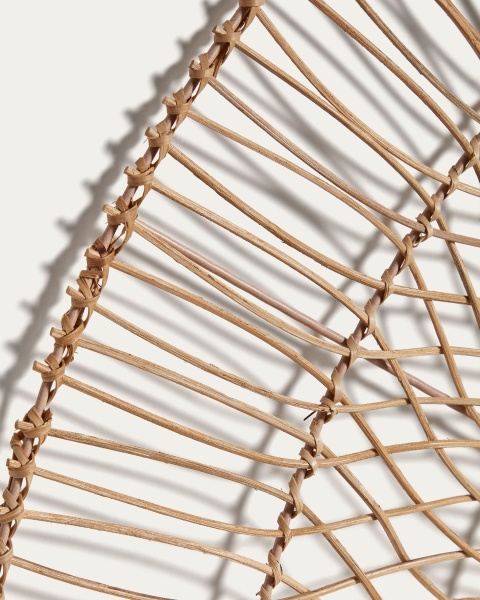 Viviana Зеркало из ротанга с натуральной отделкой Ø 110 см от интернет-магазина IDODOM.RU