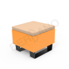 Скамейка Brick 60 Orange, Sand