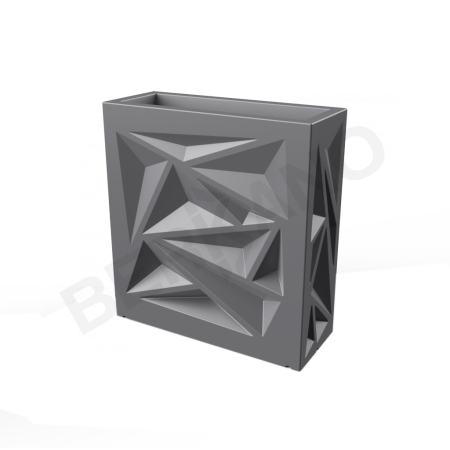 Кашпо Icelandic Square DB Graphite