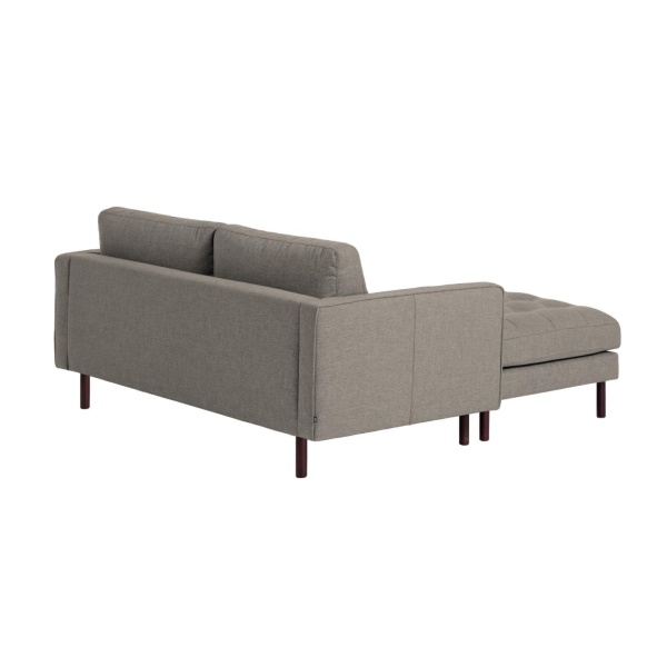 BOGART Диван 2-местный светло-серый бархат с пуфом 182 cm от интернет-магазина IDODOM.RU