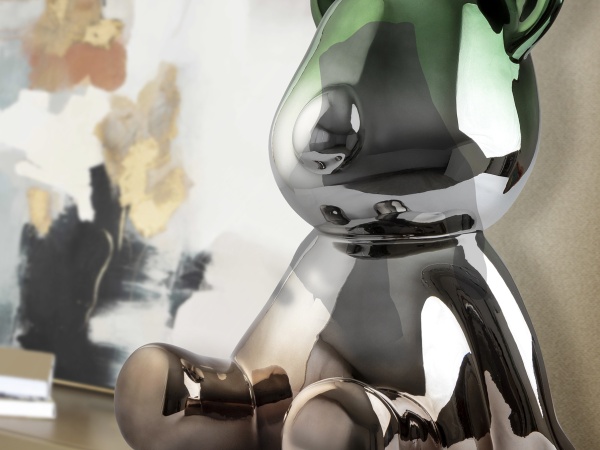 Osito Декоративная фигура -серый/зеленый от интернет-магазина IDODOM.RU