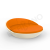Шезлонг Riviera Bone Brown, Orange
