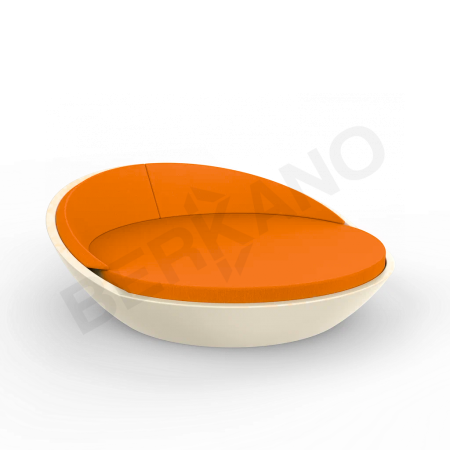 Шезлонг Riviera Bone Brown, Orange