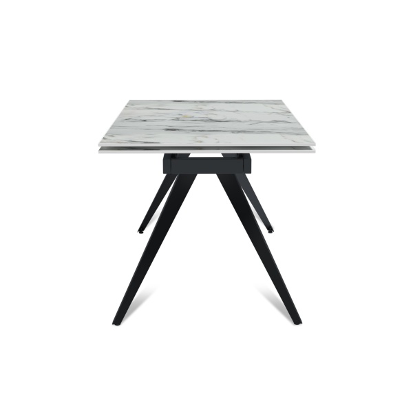 Стол раскладной Asti (140+40+40), керамика глянцевая Ice Jade от интернет-магазина IDODOM.RU