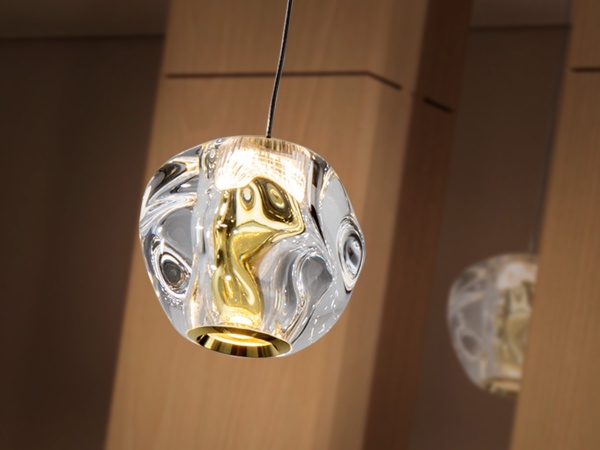 Zaria Подвесной светильник 1L- черный/золотой/прозрачный от интернет-магазина IDODOM.RU