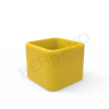 Кашпо Cubo 50 желтого цвета
