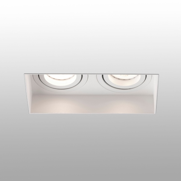 Встраиваемый светильник Hyde белый без рамки 2L GU10 от интернет-магазина IDODOM.RU