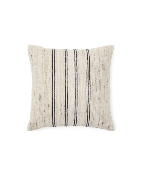 Чехол для подушки Dorien бежевого цвета c ткаными полосками 45 x 45 см от интернет-магазина IDODOM.RU