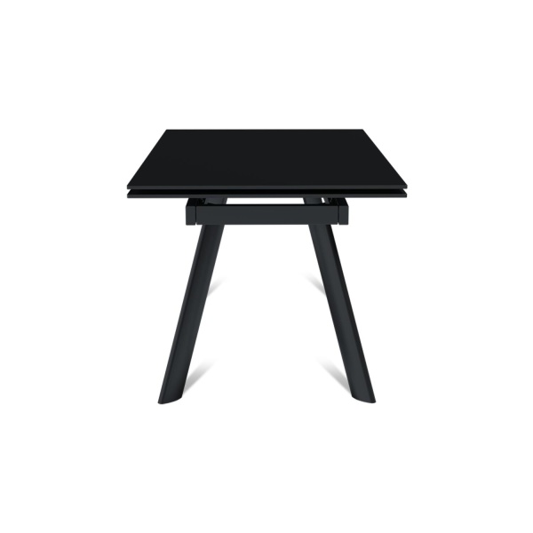 Стол раскладной Stone (140+40+40), керамика матовая черная от интернет-магазина IDODOM.RU