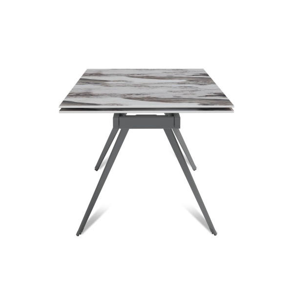 Стол раскладной Rhein (160+40+40), керамика глянцевая Pandora от интернет-магазина IDODOM.RU