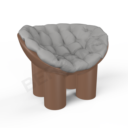 Кресло SLON Brown, Gray