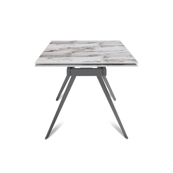 Стол раскладной Rhein (160+40+40), керамика глянцевая Top Pandora от интернет-магазина IDODOM.RU