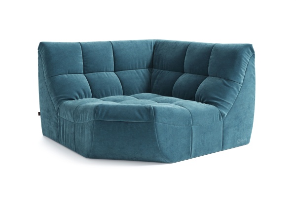 Диван ДеИтали™️ Макс угловой - Эконом микровелюр