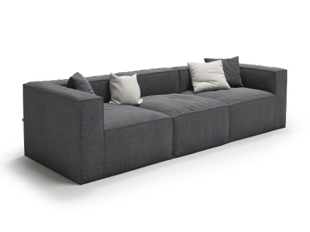 Диван Фри ДФ002 прямой трехместный - Эконом микровелюр