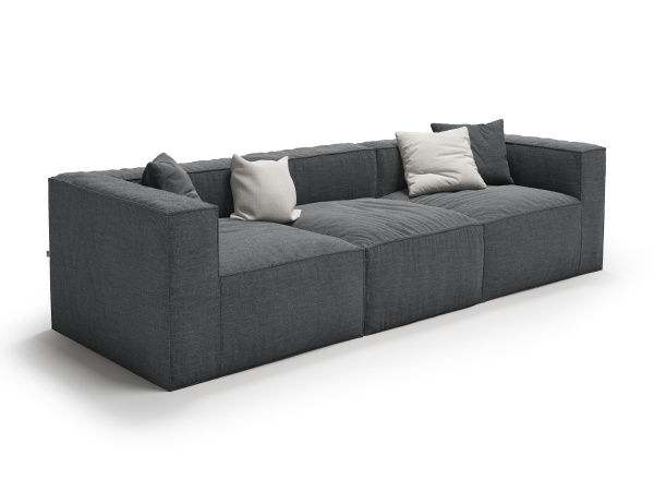 Диван Фри ДФ002 прямой трехместный - Эконом микровелюр