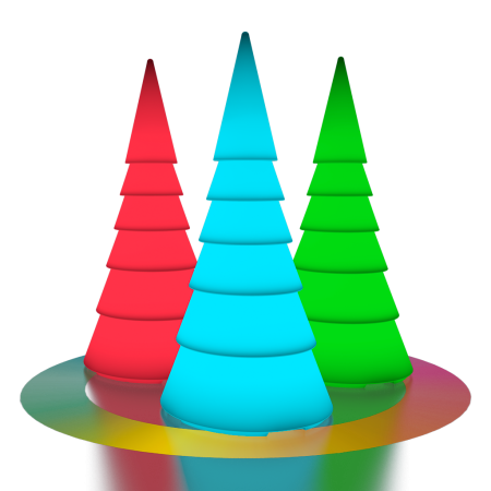 Светящаяся новогодняя ёлка Eiswald 2,5 белого цвета RGB