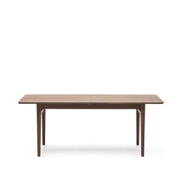 Стол раздвижной Elan из шпона и массива ореха 200 (260) x 100 от интернет-магазина IDODOM.RU