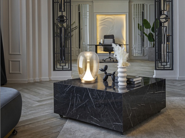 Suspiro Настольная лампа золотой/янтарный от интернет-магазина IDODOM.RU