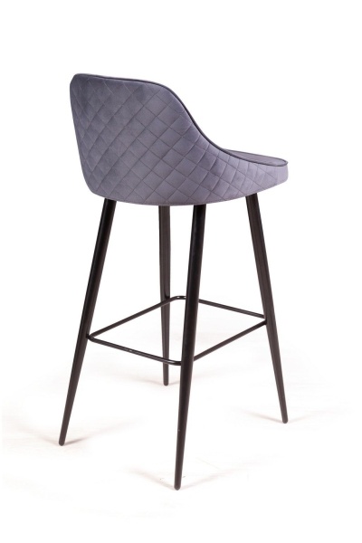 Стул барный Neo ромб, бархат серый 27 от интернет-магазина IDODOM.RU