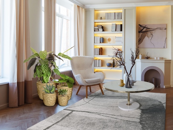 Ilian Набор из четырех цветочных горшков - золотой от интернет-магазина IDODOM.RU