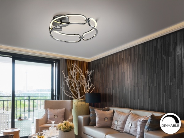 Потолочный светильник Colette Ø47 хром от интернет-магазина IDODOM.RU