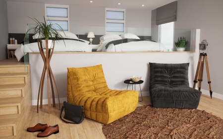 Кресло ДеФранс™️ 1-местное - Mistral шенилл