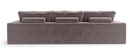 Диван Элизиум прямой трехместный - Бентли плейн флок