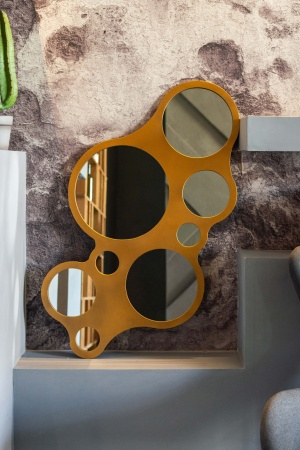 Зеркало Round Eyes Gold от интернет-магазина IDODOM.RU