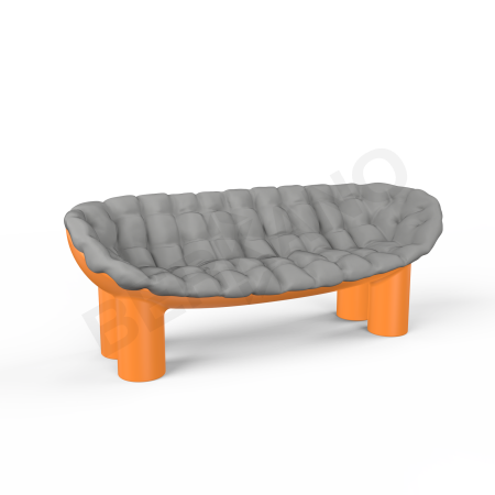 Диван SLON Orange, Gray