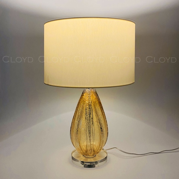 Настольная лампа Cloyd CEREUS-A T1 / крем. - выс. 58 см - янтарн. стекло (арт.30041) от интернет-магазина IDODOM.RU