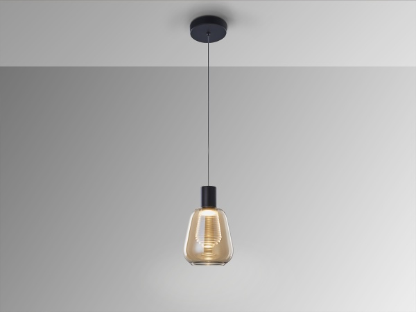 Carisa Подвесной светильник 1L черный от интернет-магазина IDODOM.RU