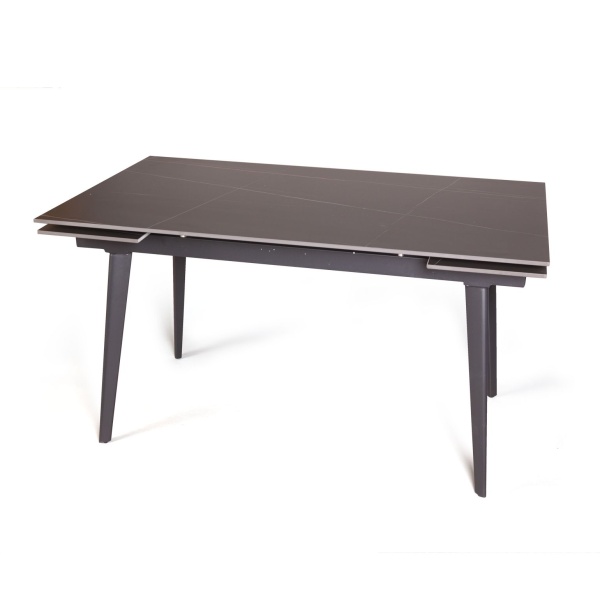 Стол раскладной Buren (140+30+30) керамика черный от интернет-магазина IDODOM.RU