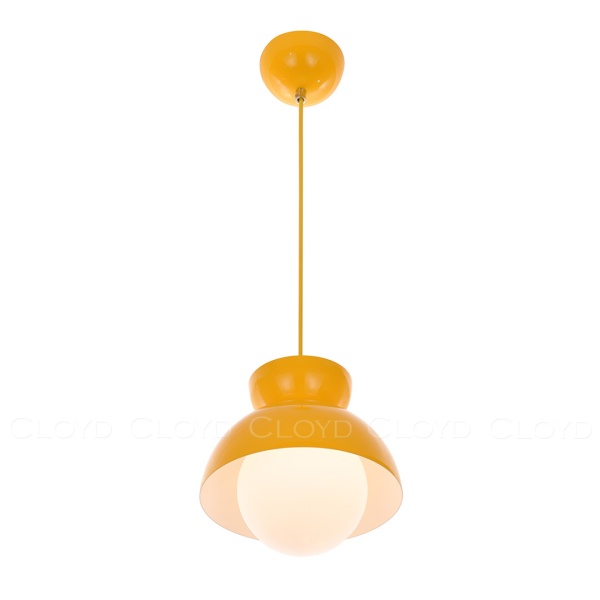 Подвесной светильник Cloyd ERMA-A P1 / Ø20 см - желтый (арт.11339) от интернет-магазина IDODOM.RU