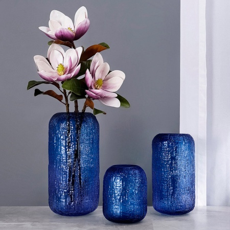 Ваза Cloyd KOWO Vase / выс. 34 см - синее стекло (арт.50021) от интернет-магазина IDODOM.RU