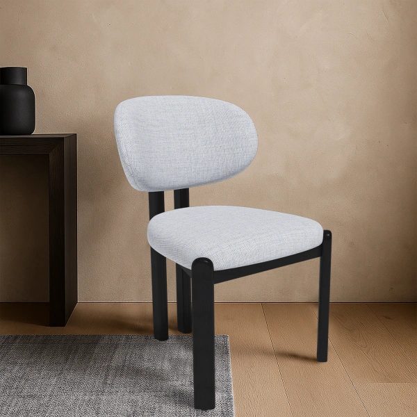 Стул Galloti, бук черный, рогожка wellton 990 от интернет-магазина IDODOM.RU