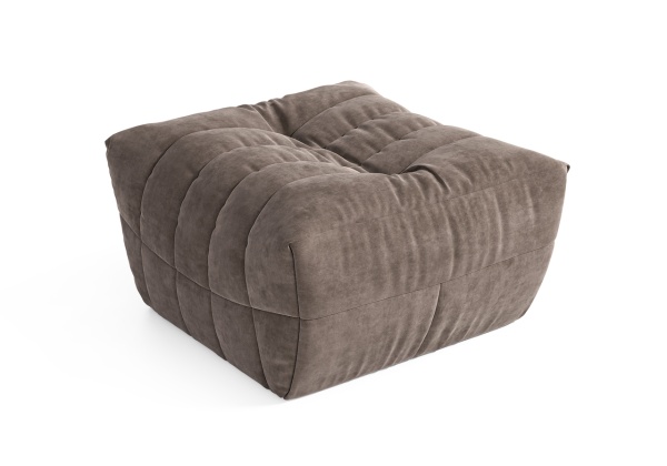 Пуф ДеФранс™️ Слим 70/70 - Эконом микровелюр