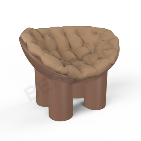 Кресло SLON Brown, Cappuccino