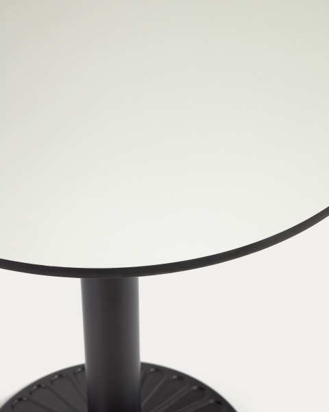 Круглая столешница для сада Tiaret, белая, Ø 68 от интернет-магазина IDODOM.RU