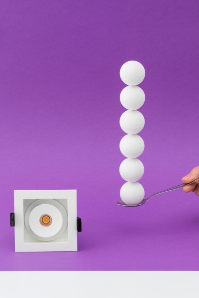 Teide Белый регулируемый модульный даунлайт 10W 40° 3000K CRI97 DALI от интернет-магазина IDODOM.RU