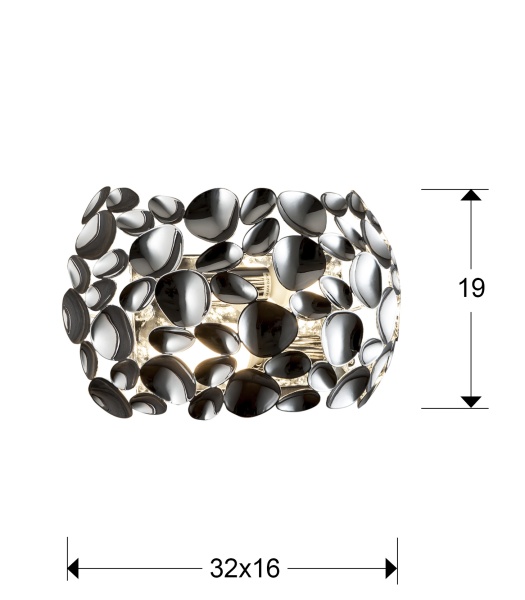 Бра Narisa хром 2L от интернет-магазина IDODOM.RU