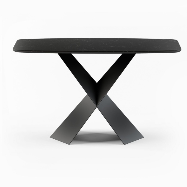 Консоль Tyler 130 керамика матовая, черная от интернет-магазина IDODOM.RU