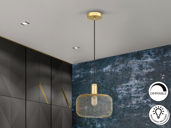 Подвесной светильник Osiris 1L золотой от интернет-магазина IDODOM.RU