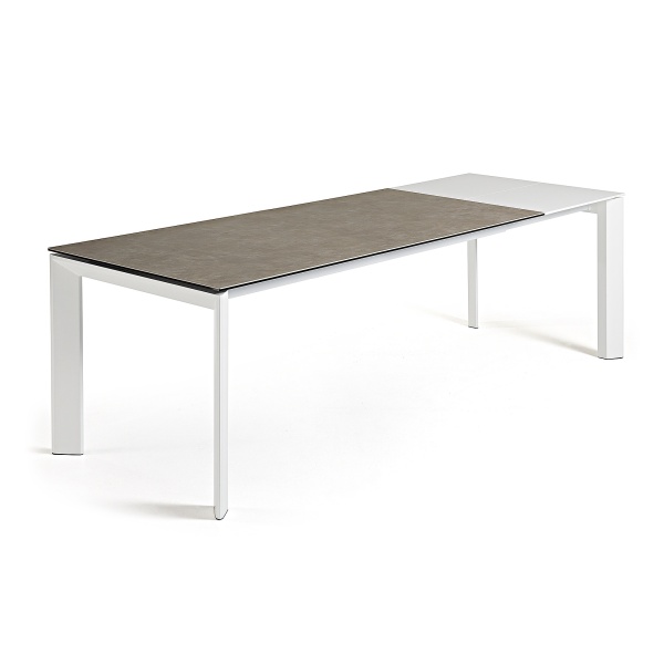 Стол Atta 140 (200) x90 белый керамика от интернет-магазина IDODOM.RU