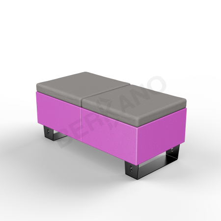 Скамейка Brick 120 Royal Purple, Graphite