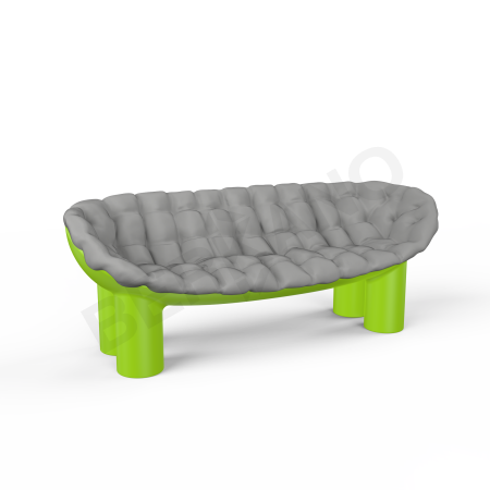 Диван SLON Spring Green, Gray